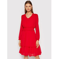 Rinascimento Sukienka koktajlowa CFC0104675003 Czerwony Regular Fit