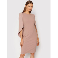 Rinascimento Sukienka koktajlowa CFC0105059003 Różowy Regular Fit