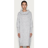 ONLY ONLSTAY COWLNECK DRESS Sukienka dzianinowa light grey melange ON321C2MW-C11