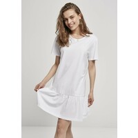 Urban Classics Sukienka z dżerseju white UR621C01V
