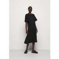 3.1 Phillip Lim RUFFLE COMBO DRESS Sukienka z dżerseju black 31021C00S