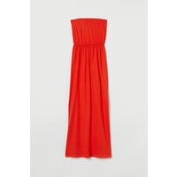 H&M Długa sukienka 0220094001 Pomarańczowoczerwony