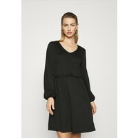 Vila VITINNY V NECK DOLL DETAIL DRESS Sukienka z dżerseju black V1021C26O