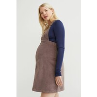 H&M MAMA Spódnica na szelkach 1010864002 Ciemnobeżowy