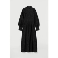 H&M Długa sukienka z koronki 0926635001 Czarny