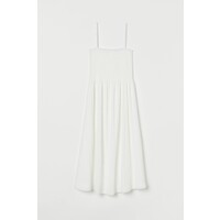 H&M Kreszowana sukienka 0856310006 Biały