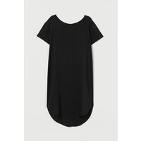 H&M Krótka sukienka typu T-shirt 0843687005 Czarny