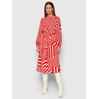 Selected Femme Sukienka koszulowa Germa 16085710 Czerwony Regular Fit
