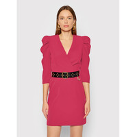 Rinascimento Sukienka koktajlowa CFC0105950003 Różowy Regular Fit