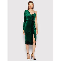 Rinascimento Sukienka koktajlowa CFC0106681003 Zielony Slim Fit