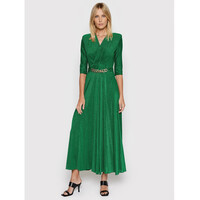 Rinascimento Sukienka wieczorowa CFC0106757003 Zielony Regular Fit