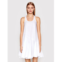 Armani Exchange Sukienka letnia 3LYA19 YNWQZ 1000 Biały Relaxed Fit