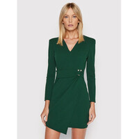 Rinascimento Sukienka koktajlowa CFC0106641003 Zielony Regular Fit