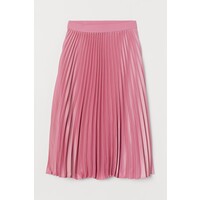 H&M Plisowana spódnica 0851400011 Różowy
