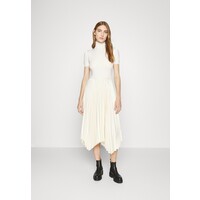 Polo Ralph Lauren SHORT SLEEVE DAY DRESS Sukienka dzianinowa clubhouse cream PO221C09D-A11