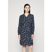 Object OBJMARCELA SHORT WRAP DRESS Sukienka koszulowa blue mirage/black OB121C0NU-K11