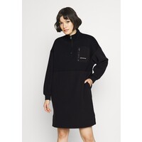 Calvin Klein Jeans HALF ZIP DRESS Sukienka letnia black C1821C08X-Q11