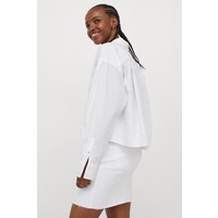 H&M Krótka spódnica dżinsowa 0745232005 Biały