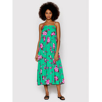 Seafolly Sukienka plażowa Full Bloom 54656-DR Zielony Regular Fit