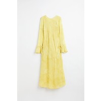 H&M Szyfonowa sukienka we wzory 1072739003 Żółty/Paisley