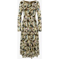 TOM TAILOR Sukienka letnia olive colorful floral design TO221C0N3-B11