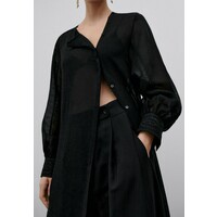 Massimo Dutti Długa sukienka black M3I21C0KI-Q11