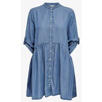 JDY OLIVIA LIFE 3/4 SHORT Sukienka koszulowa medium blue denim JY121C0L6-K12