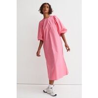 H&M Sukienka z bufiastym rękawem 1048744006 Różowy