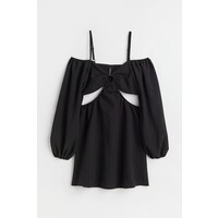 H&M Krótka sukienka z wycięciami - 1036208001 Czarny