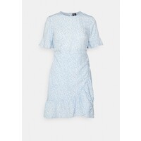 Vero Moda Petite VMHENNA ONECK SHORT DRESS Sukienka letnia blue bell/mini henna VM021C0E3-K11