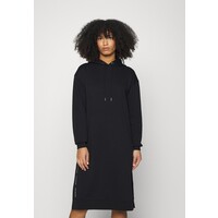 Calvin Klein Jeans SIDE REPEAT LOGO HOODIE DRESS Sukienka letnia black C1821C09N-Q11