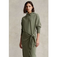 Polo Ralph Lauren RLX FLEECE WRAP HOODIE DRESS Sukienka letnia green PO221C0AY-C11