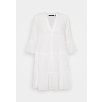 Vero Moda VMHELI 3/4 SHORT DRESS Sukienka letnia snow white VE121C263-A14