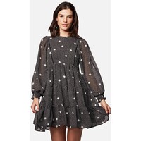 Mavi LONG SLEEVE DRESS Sukienka letnia black spread flower print MA621C041-Q11