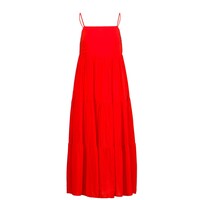 Seafolly Sukienka SEAFOLLY WEEKEND TIER DRESS 54663DR-mandarin-red 54663DR-mandarin-red