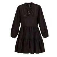 Seafolly Sukienka SEAFOLLY MBROIDERY TIERED DRESS 54155DR-black