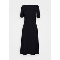 Lauren Ralph Lauren STRETCH COTTON MIDI DRESS Sukienka z dżerseju black L4221C1BQ-Q11