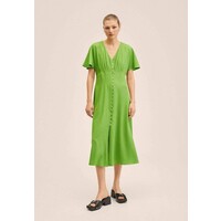 Mango Długa sukienka green M9121C5NG-M11