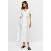 Massimo Dutti Sukienka letnia white M3I21C0FA-A11
