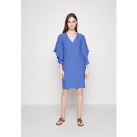 Lauren Ralph Lauren RUFFLE-SLEEVE COCKTAIL DRESS Sukienka koktajlowa blue loch L4221C1E3-K11
