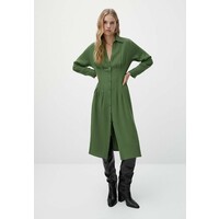 Massimo Dutti MIT FIGURBETONTER TAILLE Sukienka koszulowa green M3I21C0IS-M11