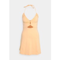 Hollister Co. FRONT CUTOUT DRESS Sukienka z dżerseju orange H0421C05O-H11