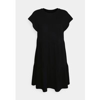 GAP TIERED DRESS Sukienka z dżerseju true black GP021C0KR-Q11