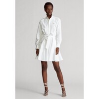 Polo Ralph Lauren LONG SLEEVE CASUAL DRESS Sukienka koszulowa white PO221C06O-A11