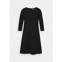 TOM TAILOR DRESS WITH ZIGZAG Sukienka z dżerseju deep black TO221C0J0-Q11