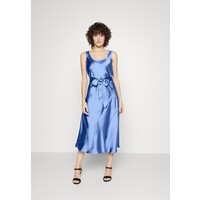 Lauren Ralph Lauren SLEEVELESS CHARMEUSE DRESS Sukienka letnia blue loch L4221C1ET-K11