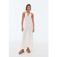OYSHO Długa sukienka white OY121C09G-A11