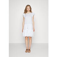 Lauren Ralph Lauren FANDISSA SHORT SLEEVE DAY DRESS Sukienka z dżerseju white L4221C1FH-A11
