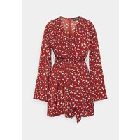 IN THE STYLE BILLIE FAIERS FLORAL BELTED WRAP DRESS Sukienka letnia brown I0421C01C-O11