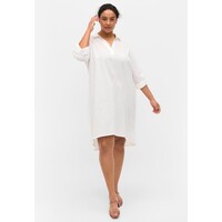 Zizzi MIT V AUSSCHNITT UND KRAGEN Sukienka letnia white Z1721C1AB-A11